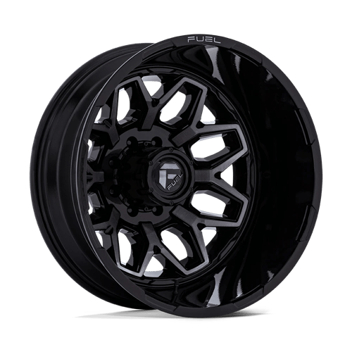 Fuel 1PC D875 FLUX DUALLY GLOSS BLACK BRUSHED FACE W/ GRAY TINT