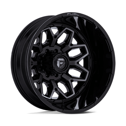 Fuel 1PC D875 FLUX DUALLY GLOSS BLACK BRUSHED FACE W/ GRAY TINT