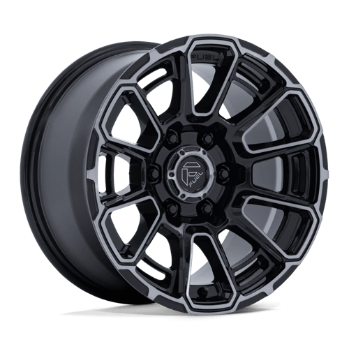 Fuel 1PC FC910 FOXHOUND GLOSS BLACK DARK TINTED CLEAR
