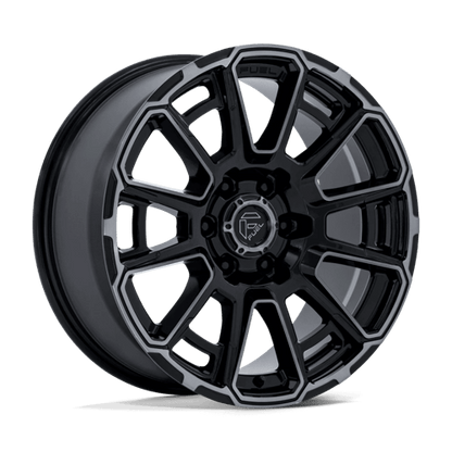 Fuel 1PC FC910 FOXHOUND GLOSS BLACK DARK TINTED CLEAR