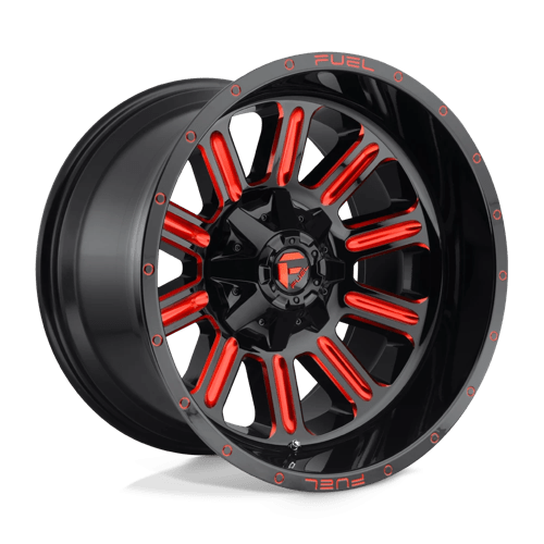 D621 HARDLINE - GLOSS BLACK RED TINTED CLEAR