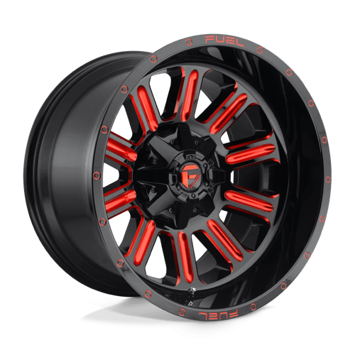 D621 HARDLINE - GLOSS BLACK RED TINTED CLEAR