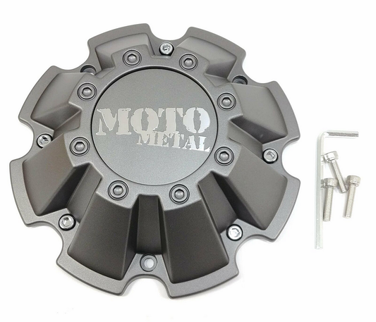 Moto Metal MOTO CAP STYLE A1 SATIN GRAY