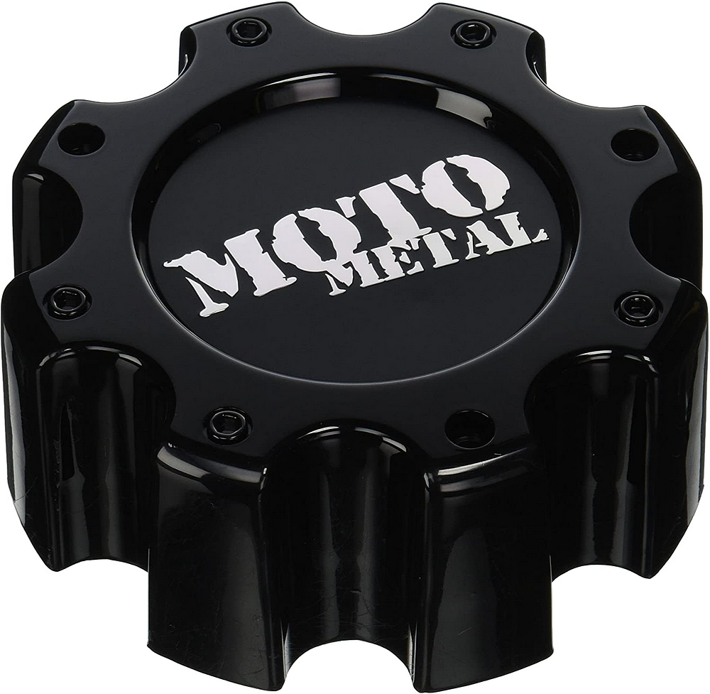 Moto Metal MOTO METAL CAP 8 LUG - GLOSS BLACK