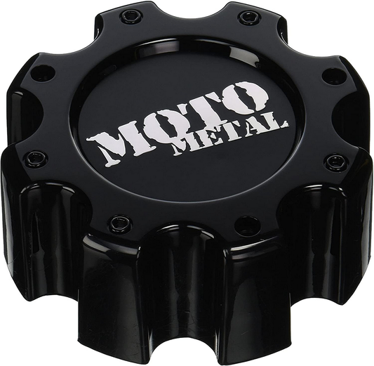 Moto Metal MOTO METAL CAP 8 LUG - GLOSS BLACK