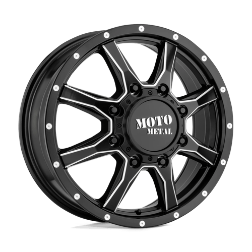 MO995 - SATIN BLACK MILLED - FRONT