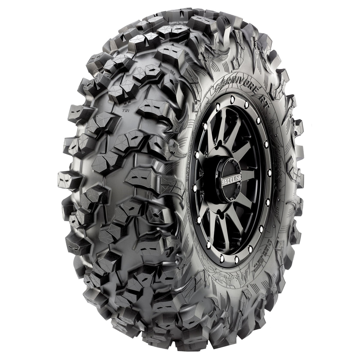 Maxxis CARNIVORE RT — representative model photo; size and sidewall markings may vary