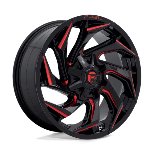 D755 REACTION - GLOSS BLACK MILLED W/ RED TINT