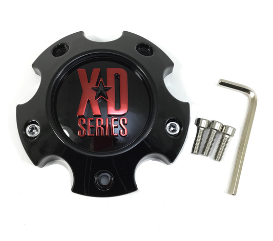 XD XDS CAP SMALL 5 LUG SG-BLK W RED TINT CC