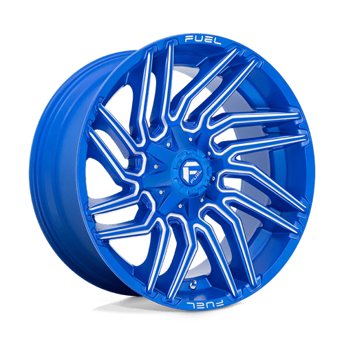 D774 TYPHOON - ANODIZED BLUE MILLED