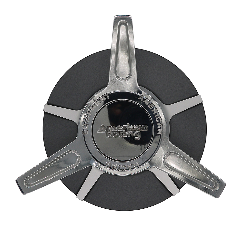 American Racing Vintage VN502 CAP 3PC SNAP IN - MAG GRAY MACH