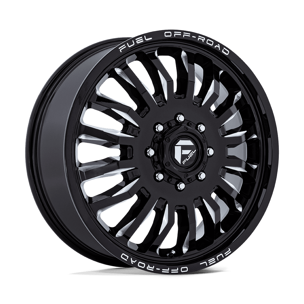 Fuel 1PC D868 ARC DUALLY — GLOSS BLACK MILLED