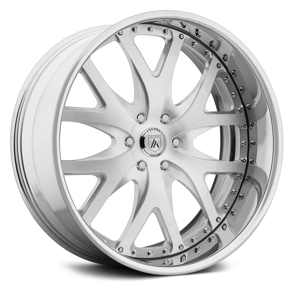 Asanti AF873 brushed center chrome lip
