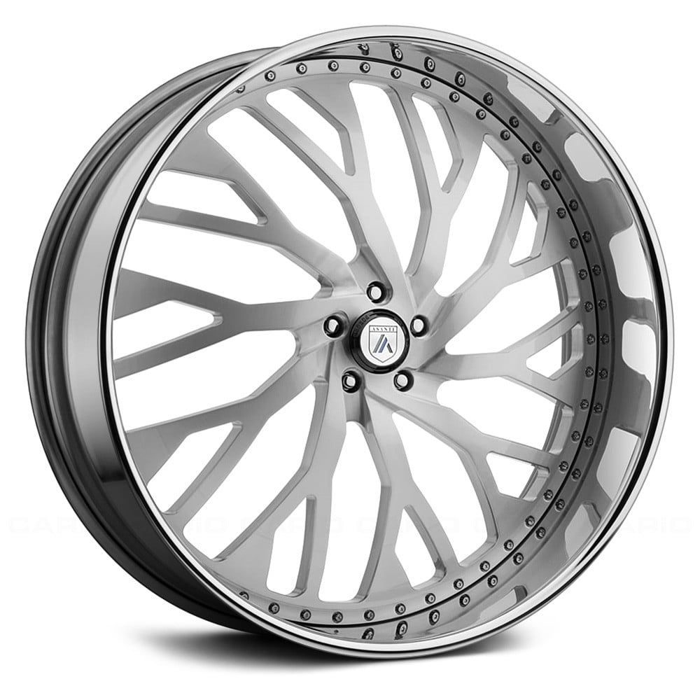 Asanti FS08 brushed center chrome lip