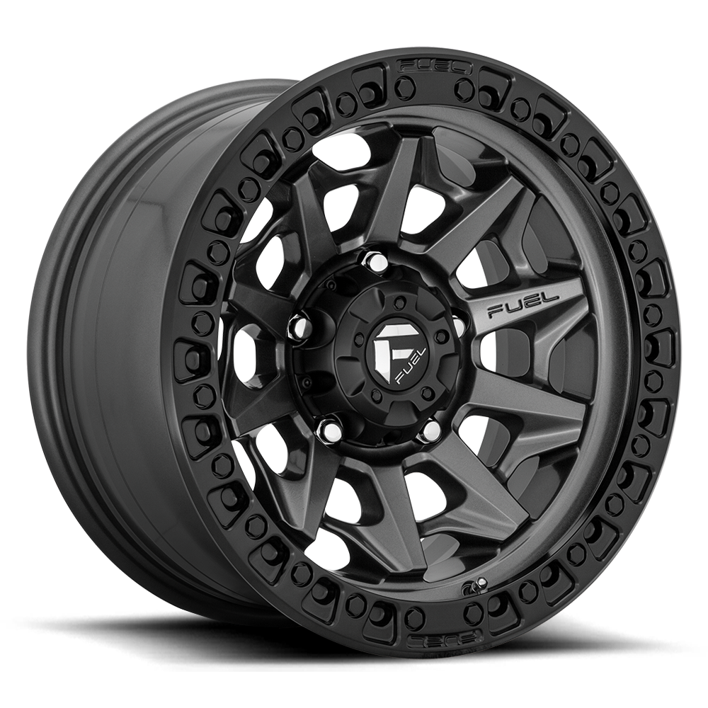 Fuel 1PC D716 COVERT — MATTE GUNMETAL BLACK BEAD RING