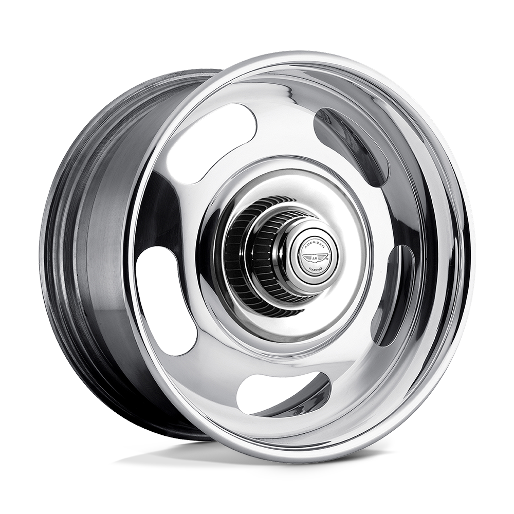 American Racing Vintage VN327 RALLY — Two-Piece Chrome Center Polished Barrel