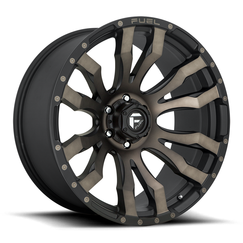 Fuel 1PC D674 BLITZ — MATTE BLACK DOUBLE DARK TINT