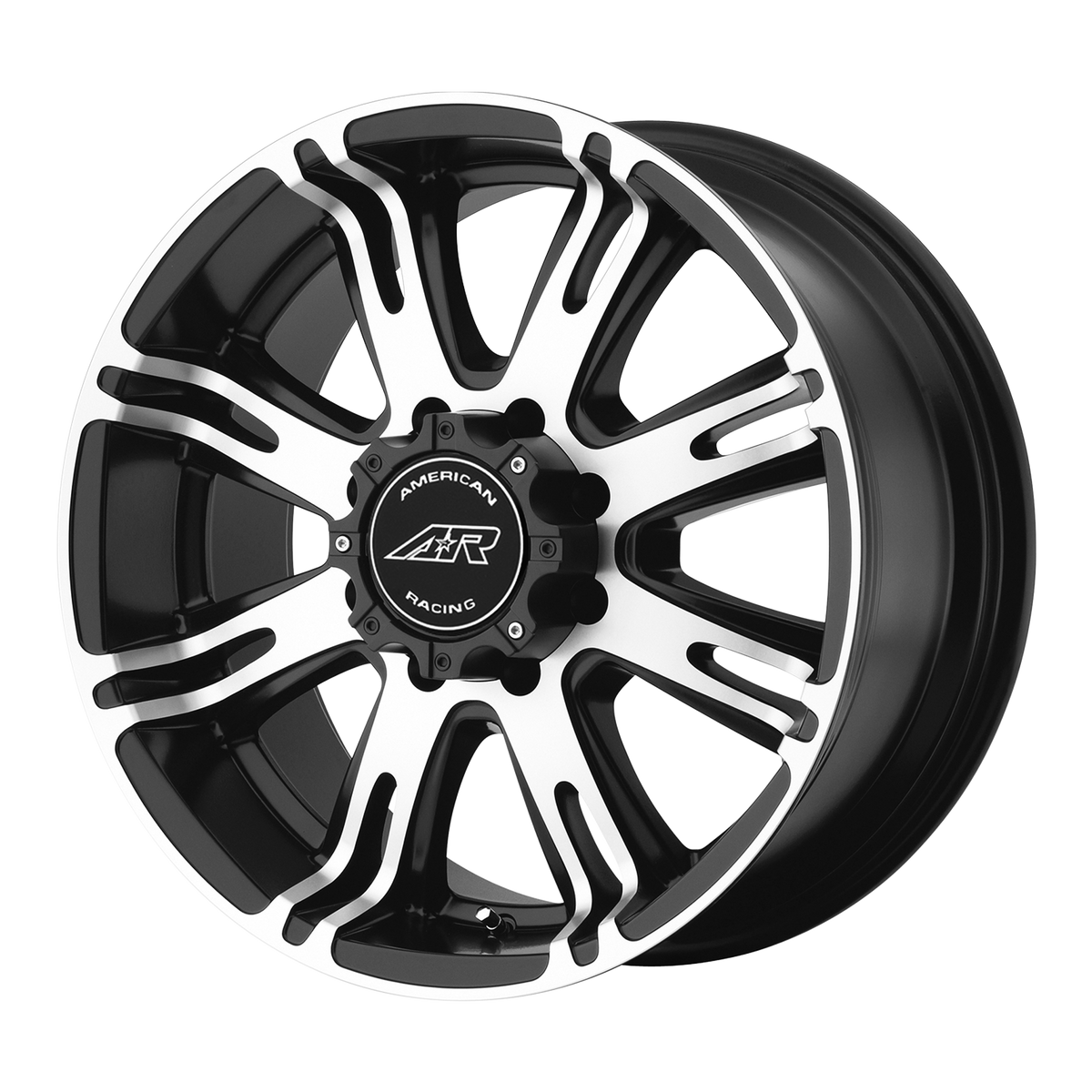 American Racing AR708 MATTE BLACK MACHINED
