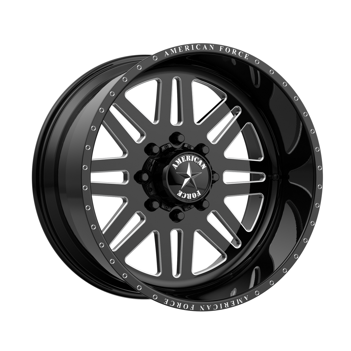 Fuel 1PC FF029 GLOSS BLACK MACHINED