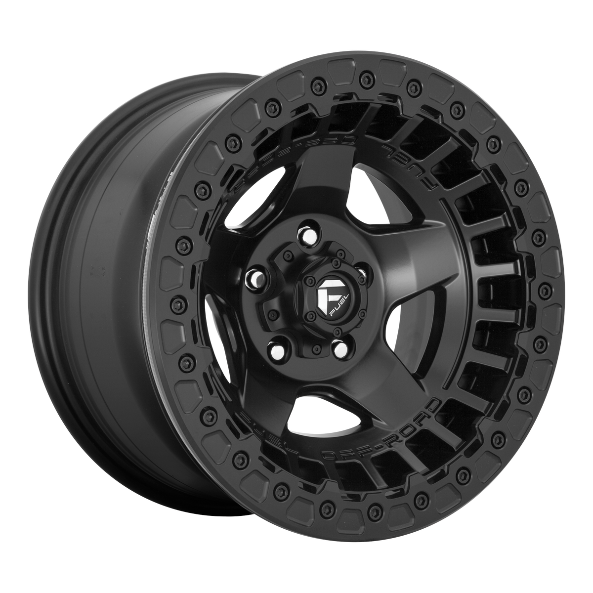 Fuel 1PC D118 WARP BEADLOCK MATTE BLACK