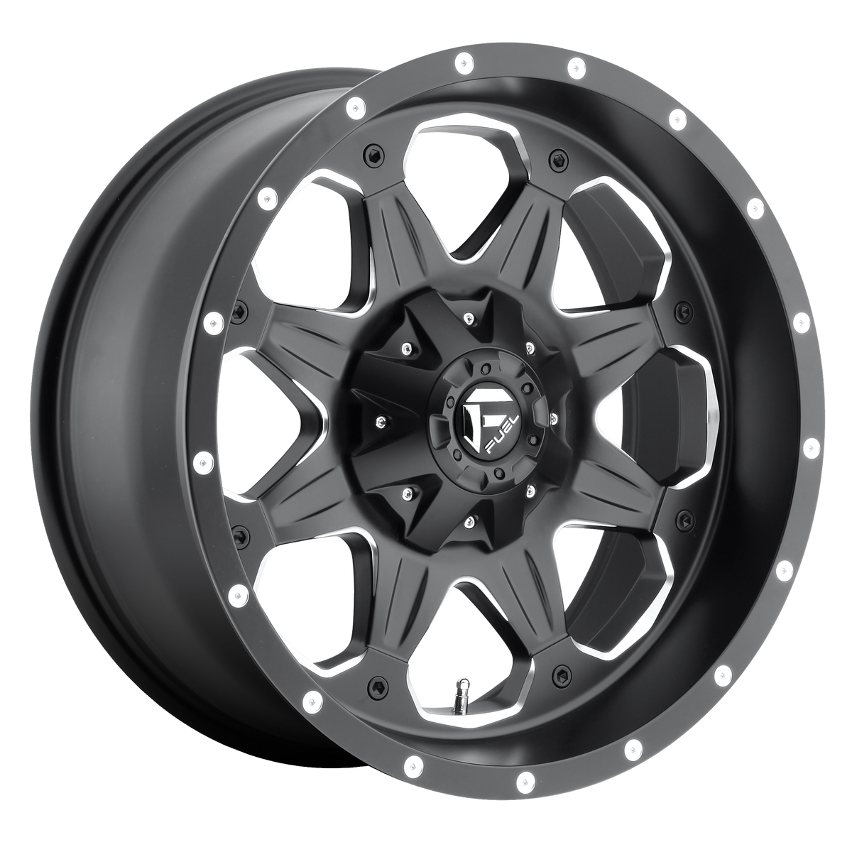 Fuel 1PC D534 BOOST MATTE BLACK MILLED