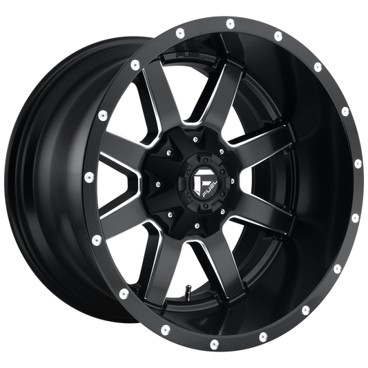 Fuel 1PC D538 MAVERICK MATTE BLACK MILLED