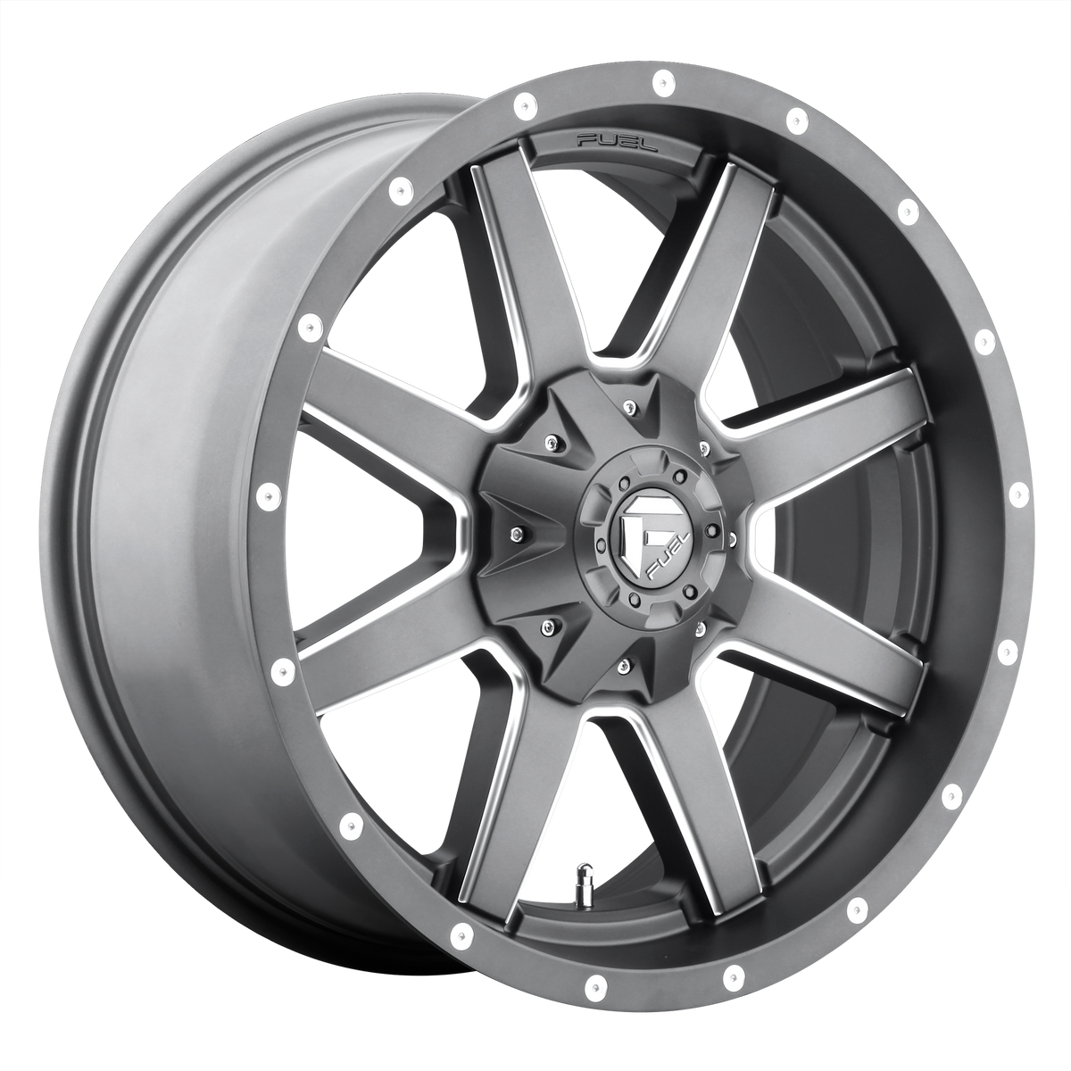 Fuel 1PC D542 MAVERICK MATTE GUNMETAL MILLED