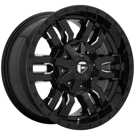 Fuel 1PC D595 SLEDGE GLOSS BLACK MILLED