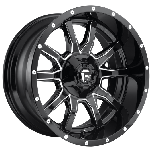 Fuel 1PC D627 VANDAL GLOSS BLACK MILLED