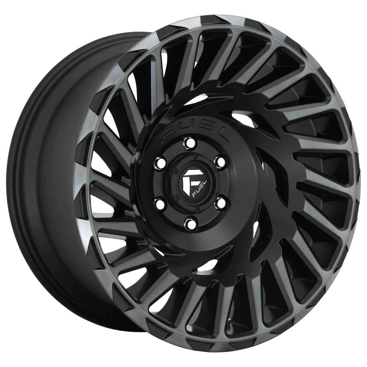 Fuel 1PC D683 CYCLONE MATTE MACHINED DOUBLE DARK TINT