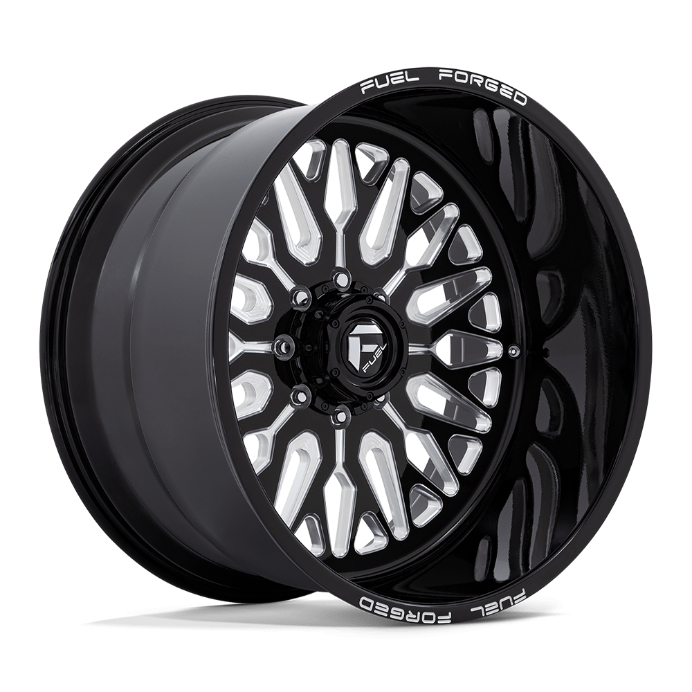 Fuel 1PC FF109 GLOSS BLACK MILLED — Fitment group 2