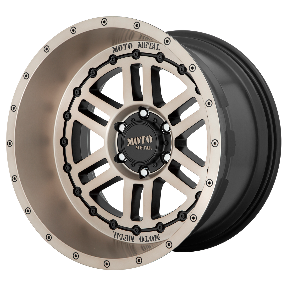 Moto Metal MO800 DEEP SIX SATIN BLACK W/ BRONZE TINT