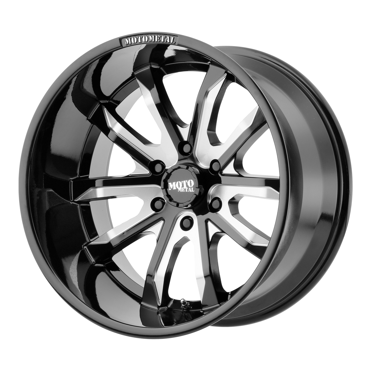 Moto Metal MO983 DAGGER GLOSS BLACK MILLED