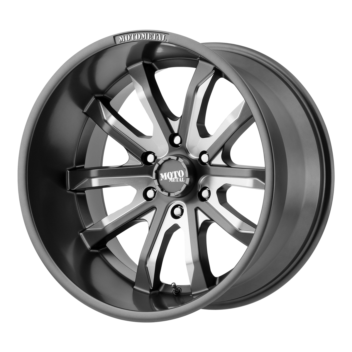Moto Metal MO983 DAGGER SATIN GRAY MILLED