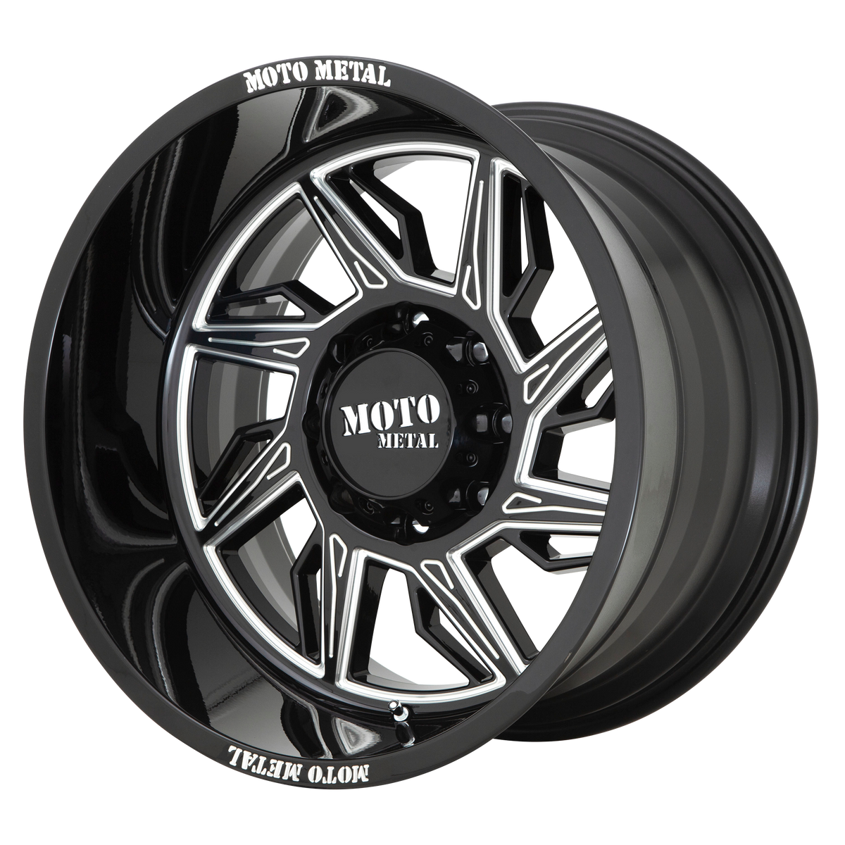 Moto Metal MO997 HURRICANE GLOSS BLACK MILLED