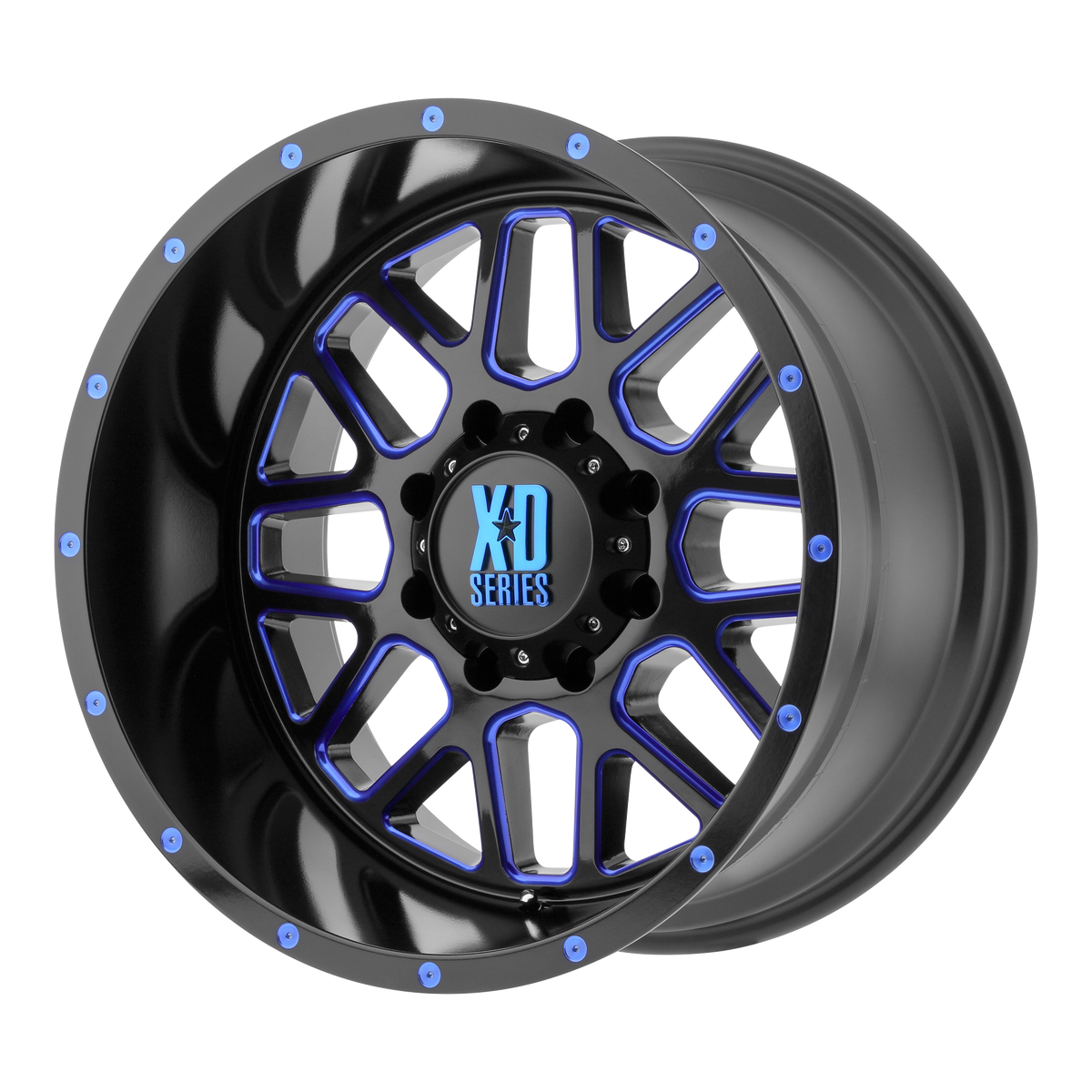 XD XD820 GRENADE SATIN BLACK MILL W/ BLUE TINT