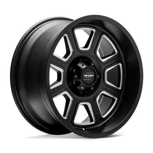 Pro Comp Alloys PA064 GUNNER SATIN BLACK MILLED